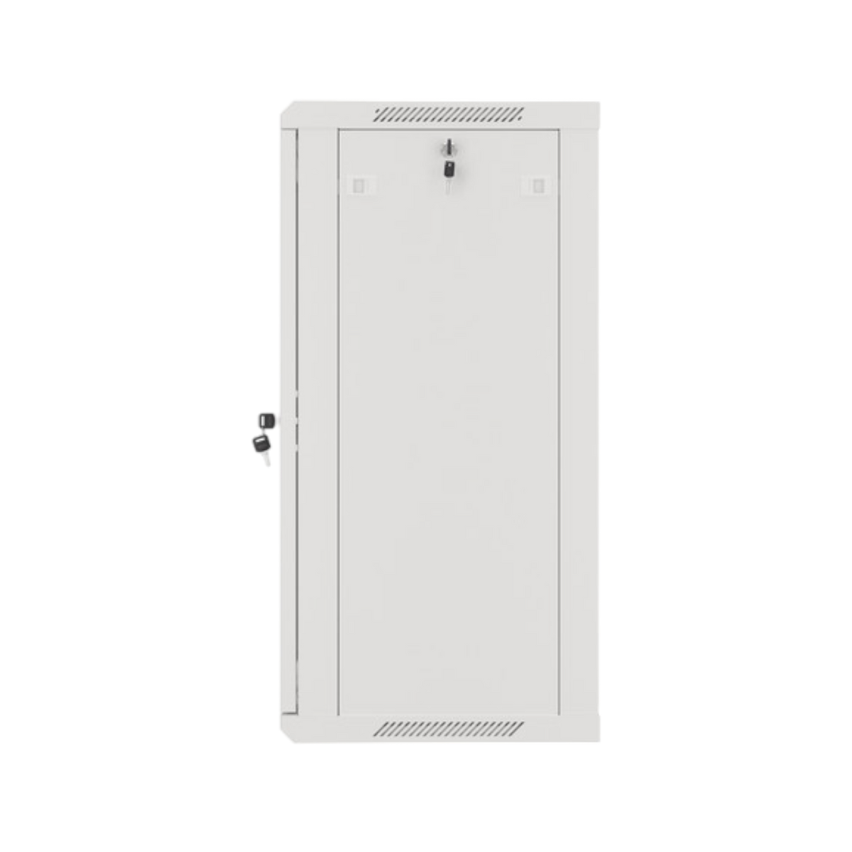 Szafa rack Lanberg 19" 18U 600x450mm wisząca V2 Drzwi szklane Szary.