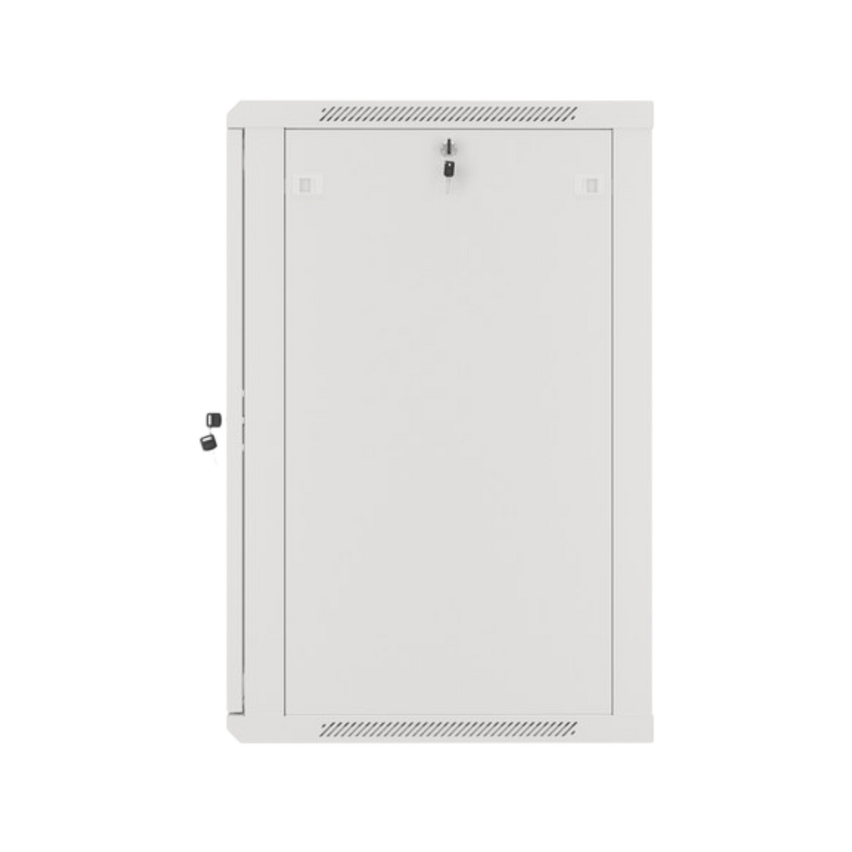 Szafa rack Lanberg 19" 18U 600x600mm wisząca V2 Drzwi szklane Szary.