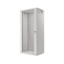 Szafa rack Lanberg 19" 27U 600x450mm wisząca V2 Drzwi szklane Szary.