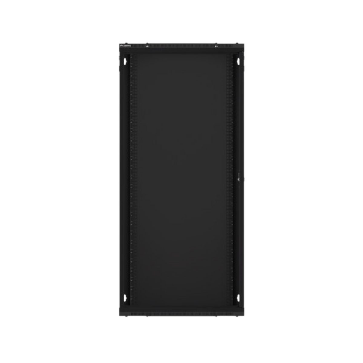 Szafa rack Lanberg 19" 27U 600x600mm wisząca V2 Drzwi szklane Czarny.