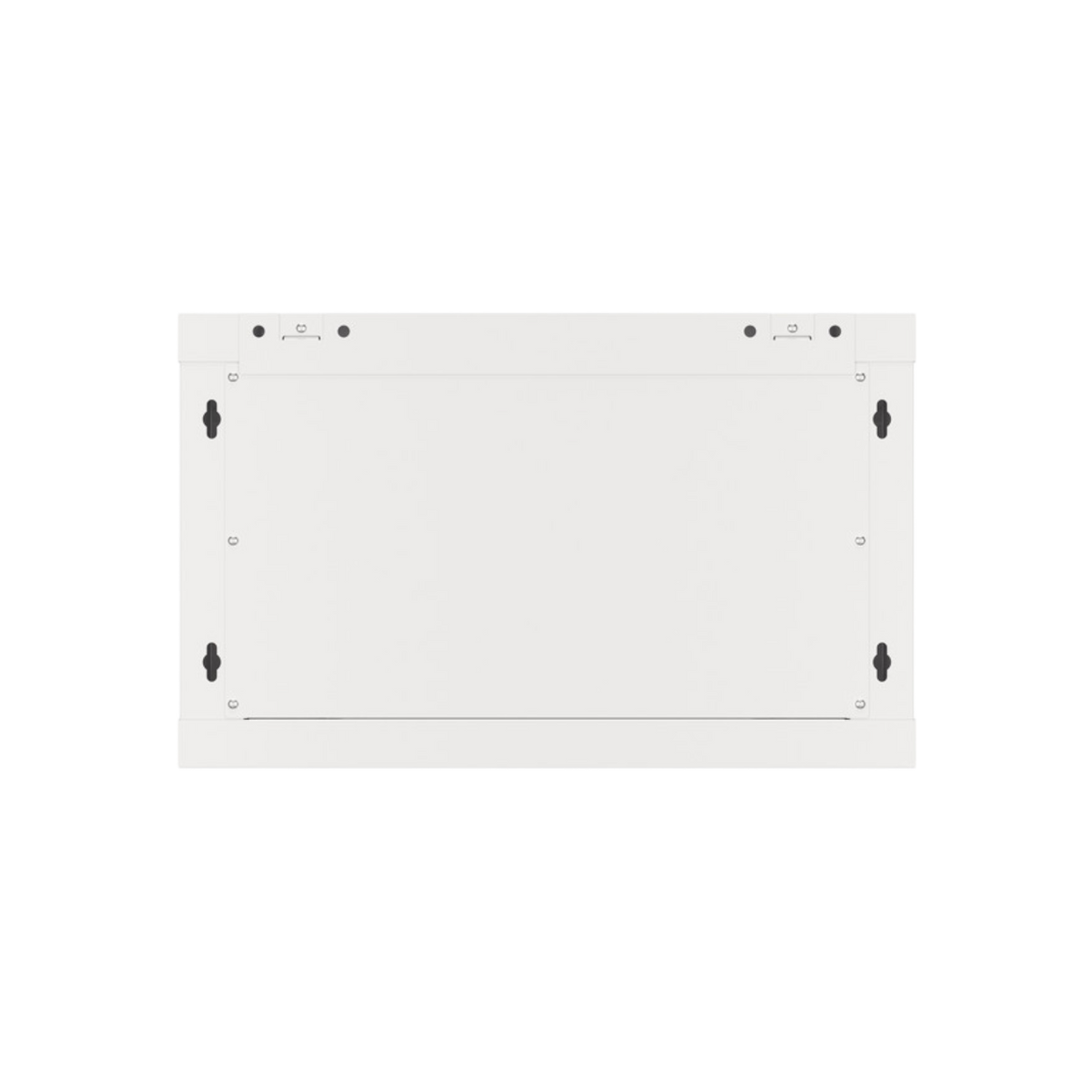 Szafa rack Lanberg 19" 6U 600x600mm wisząca V2 Drzwi szklane Szary.