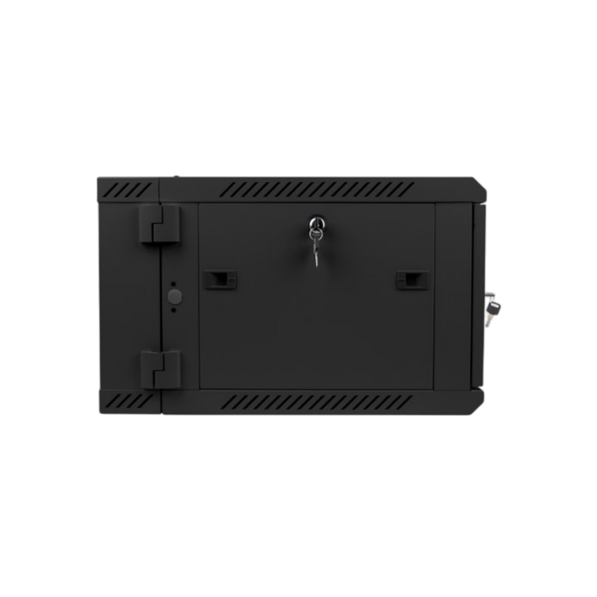 Szafa rack Lanberg 19" 6U 600x600mm wisząca dwusekcyjna Drzwi szklane Czarny.