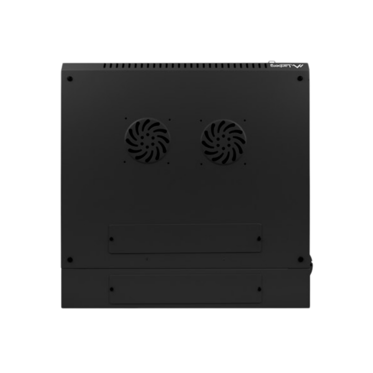 Szafa rack Lanberg 19" 6U 600x600mm wisząca dwusekcyjna Drzwi szklane Czarny.
