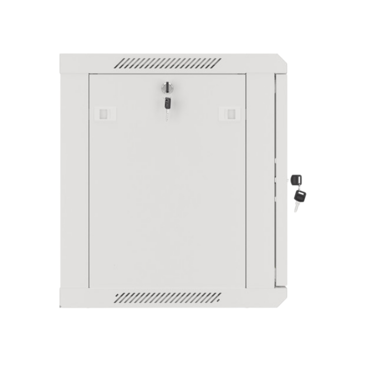 Szafa rack Lanberg 19" 9U 600x450mm wisząca V2 Drzwi szklane Szary.