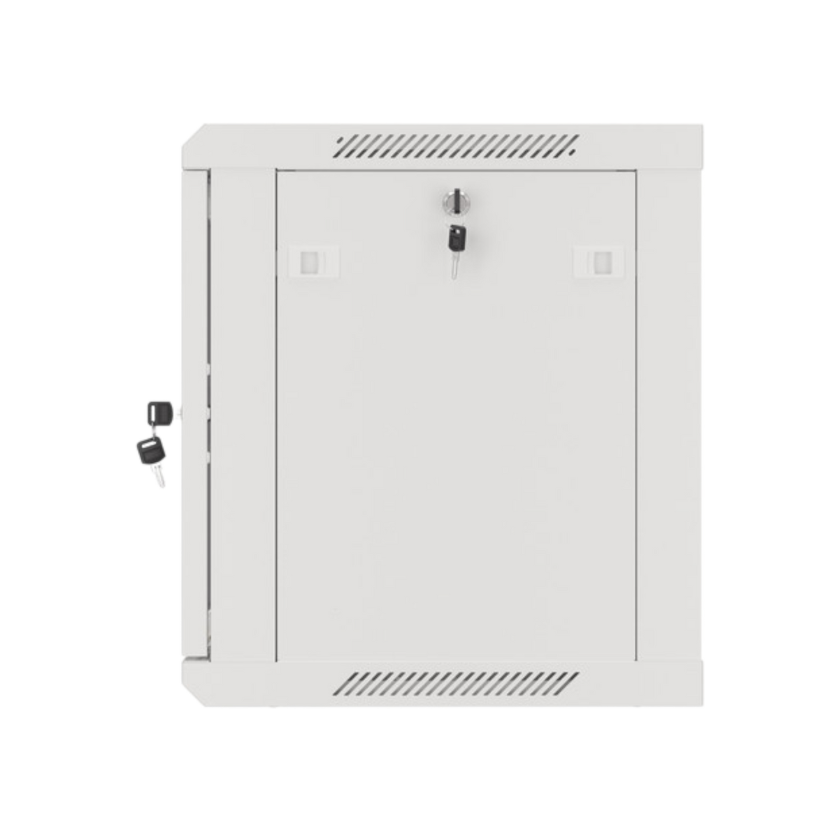 Szafa rack Lanberg 19" 9U 600x450mm wisząca V2 Drzwi szklane Szary.
