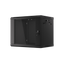 Szafa rack Lanberg 19" 9U 600x450mm wisząca V2 Drzwi szklane Czarny.