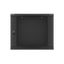 Szafa rack Lanberg 19" 9U 600x450mm wisząca V2 Drzwi szklane Czarny.
