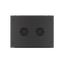 Szafa rack Lanberg 19" 9U 600x450mm wisząca V2 Drzwi szklane Czarny.