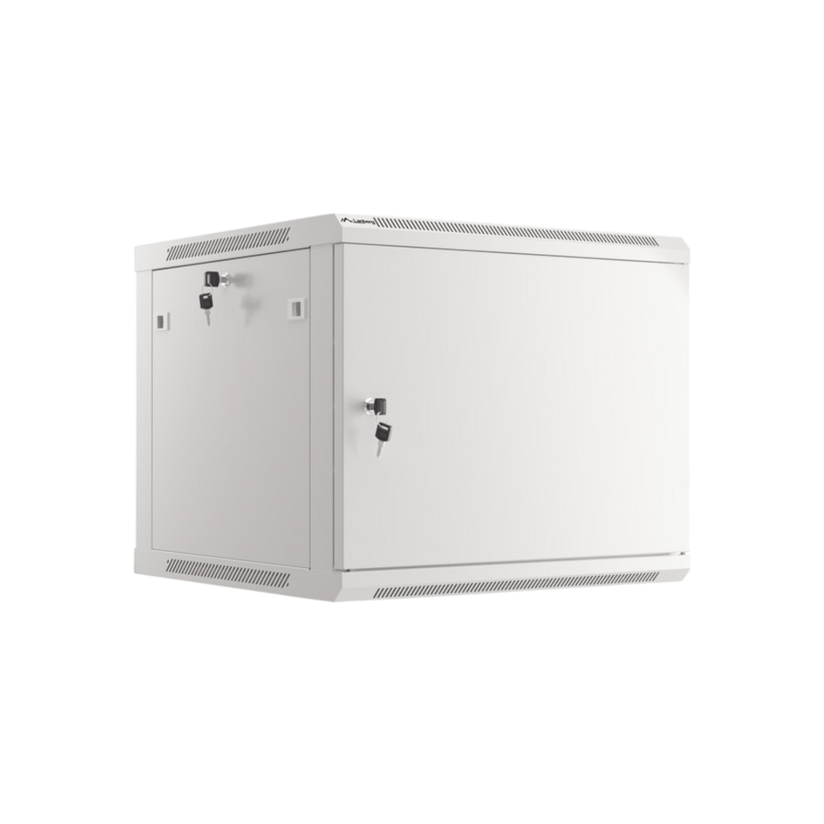 Szafa rack Lanberg 19" 9U 600x600mm wisząca Drzwi metalowe Szary.