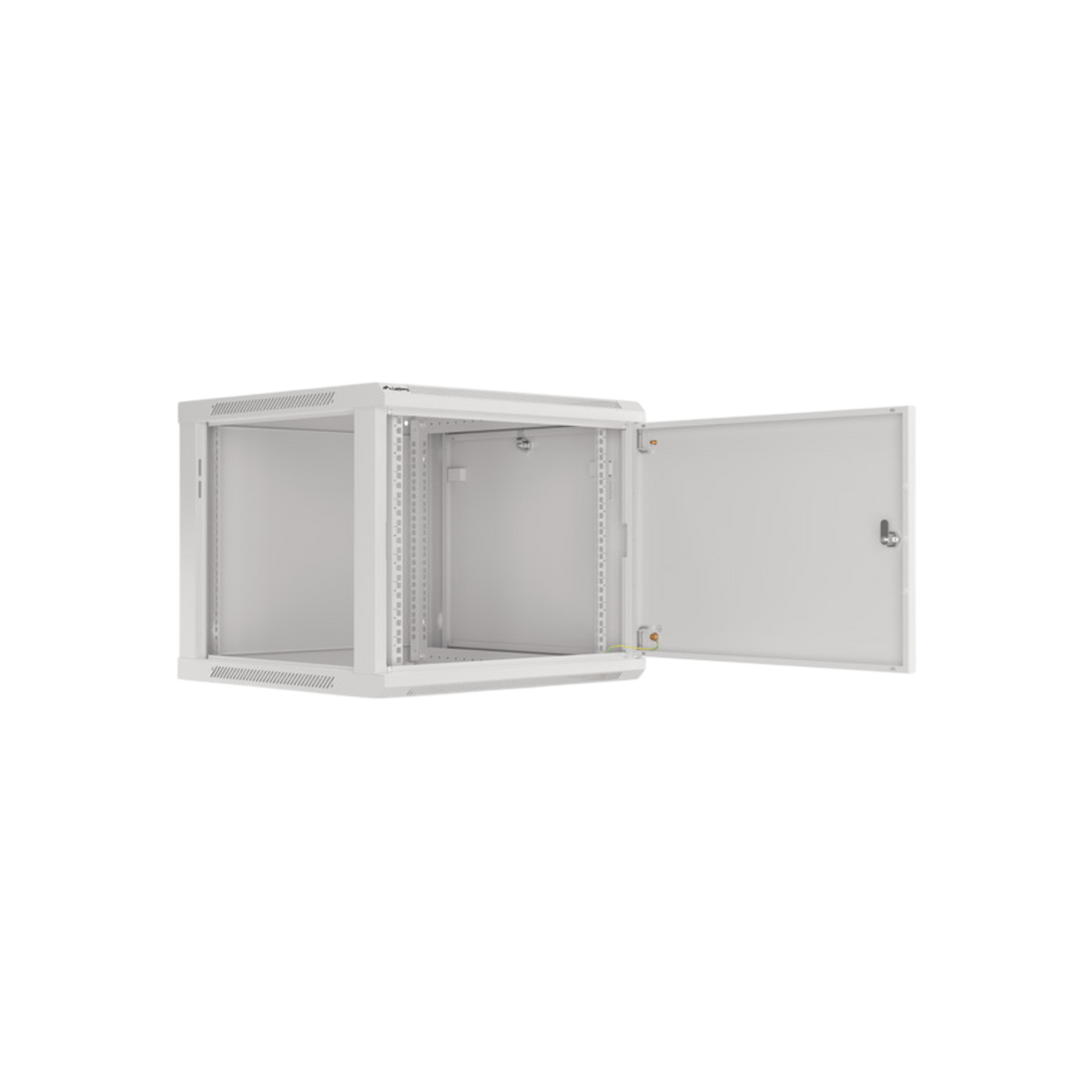 Szafa rack Lanberg 19" 9U 600x600mm wisząca Drzwi metalowe Szary.