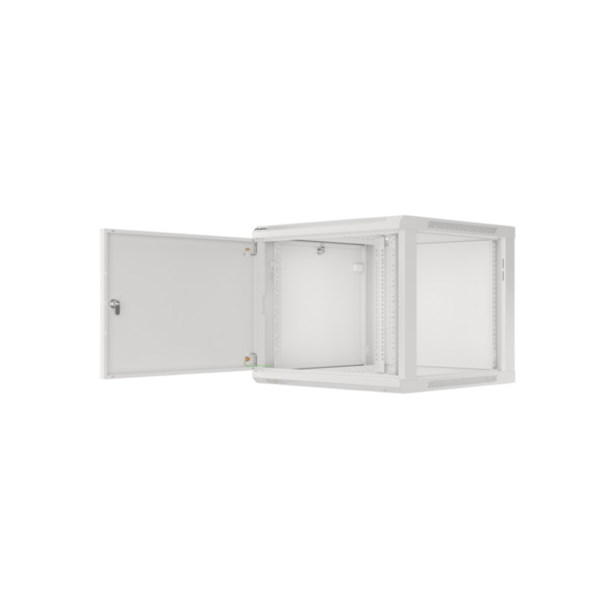 Szafa rack Lanberg 19" 9U 600x600mm wisząca Drzwi metalowe Szary.