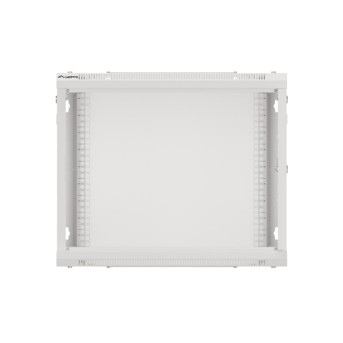 Szafa rack Lanberg 19" 9U 600x600mm wisząca Drzwi metalowe Szary.