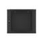 Szafa rack Lanberg 19" 9U 600x600mm wisząca V2 Drzwi szklane Czarny.