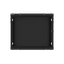 Szafa rack Lanberg 19" 9U 600x600mm wisząca V2 Drzwi szklane Czarny.