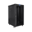 Szafa rack Lanberg 19" 22U 600x800mm stojąca LCD V2 Drzwi szklane Czarny.
