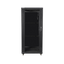 Szafa rack Lanberg 19" 27U 600x600mm stojąca Drzwi szklane Czarny.