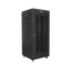 Szafa rack Lanberg 19" 27U 600x600mm stojąca LCD V2 Drzwi perforowane Czarny.