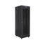 Szafa rack Lanberg 19" 37U 600x800mm stojąca LCD V2 Drzwi perforowane Czarny.