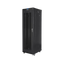 Szafa rack Lanberg 19" 42U 600x1000mm stojąca LCD V2 Drzwi perforowane Czarny.