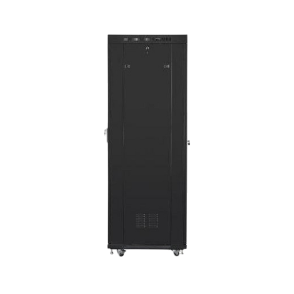 Szafa rack Lanberg 19" 42U 600x1000mm stojąca LCD V2 Drzwi perforowane Czarny.