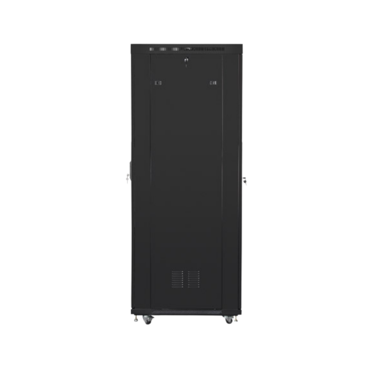 Szafa rack Lanberg 19" 42U 800x1000mm stojąca LCD V2 Drzwi perforowane Czarny.