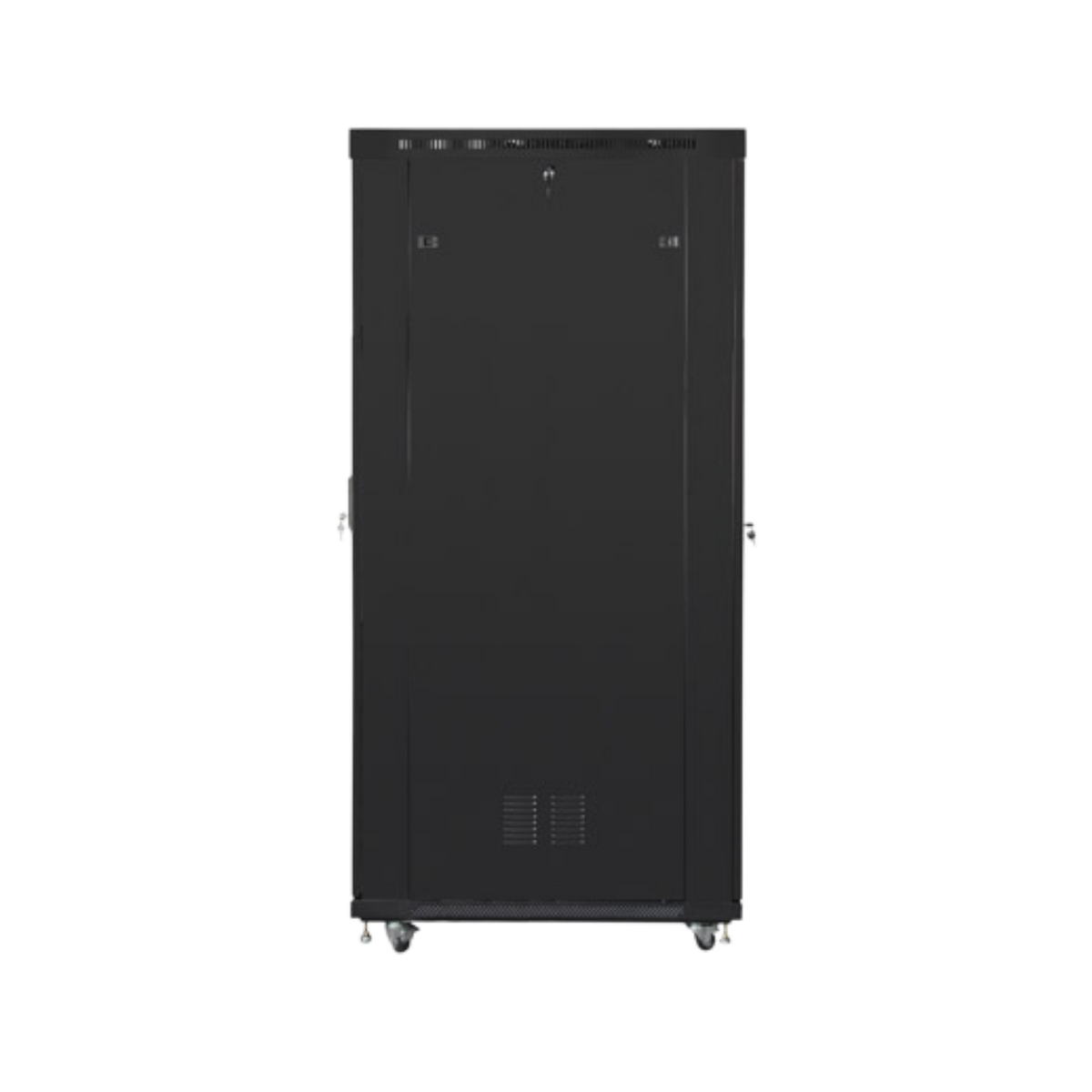 Szafa rack Lanberg 19" 42U 800x1200mm stojąca LCD V2 Drzwi perforowane Czarny.