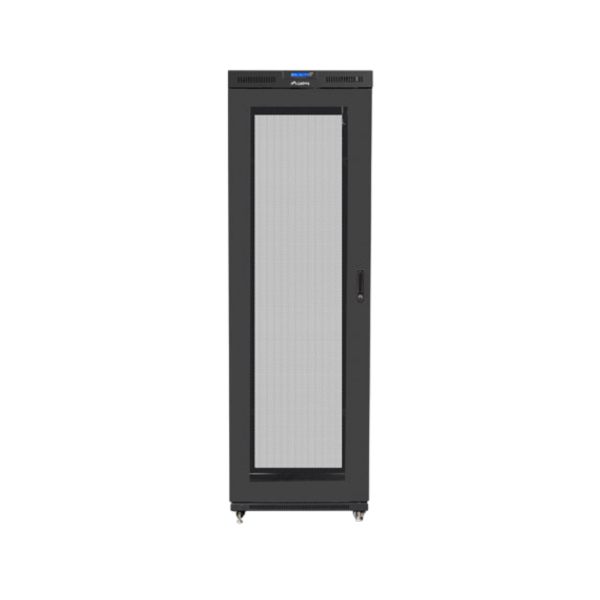 Szafa rack Lanberg 19" 47U 800x1000mm stojąca LCD V2 Drzwi perforowane Czarny.