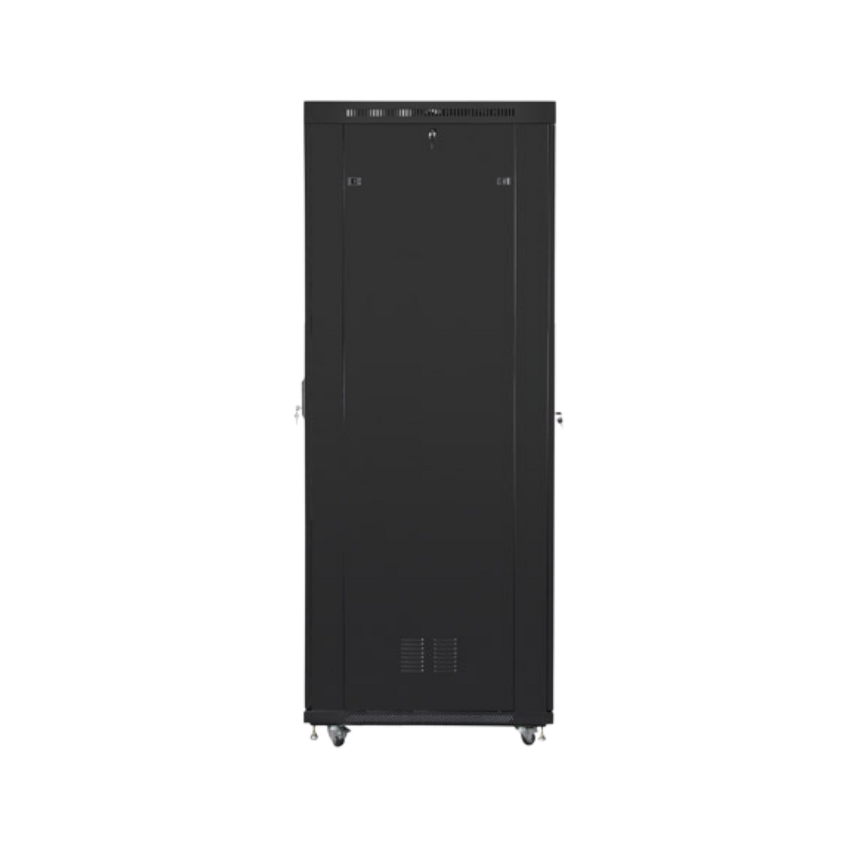 Szafa rack Lanberg 19" 47U 800x1000mm stojąca LCD V2 Drzwi perforowane Czarny.