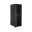 Szafa rack Lanberg 19" 47U 800x800mm stojąca Drzwi szklane Czarny.
