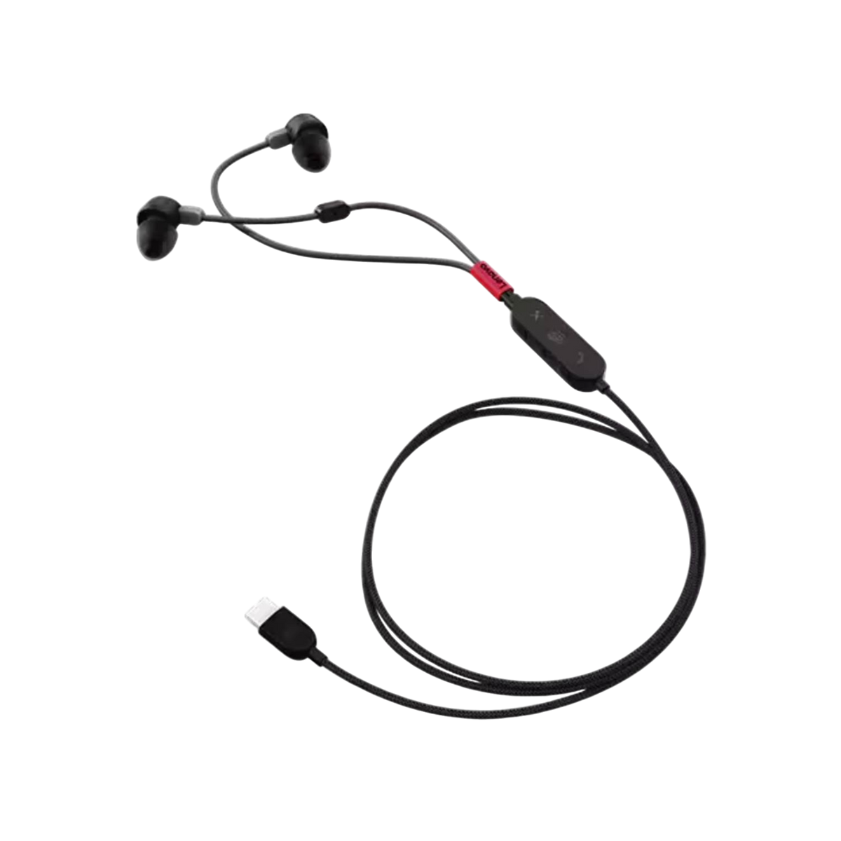 Słuchawki przewodowe douszne Lenovo Go USB-C ANC (MS Teams).