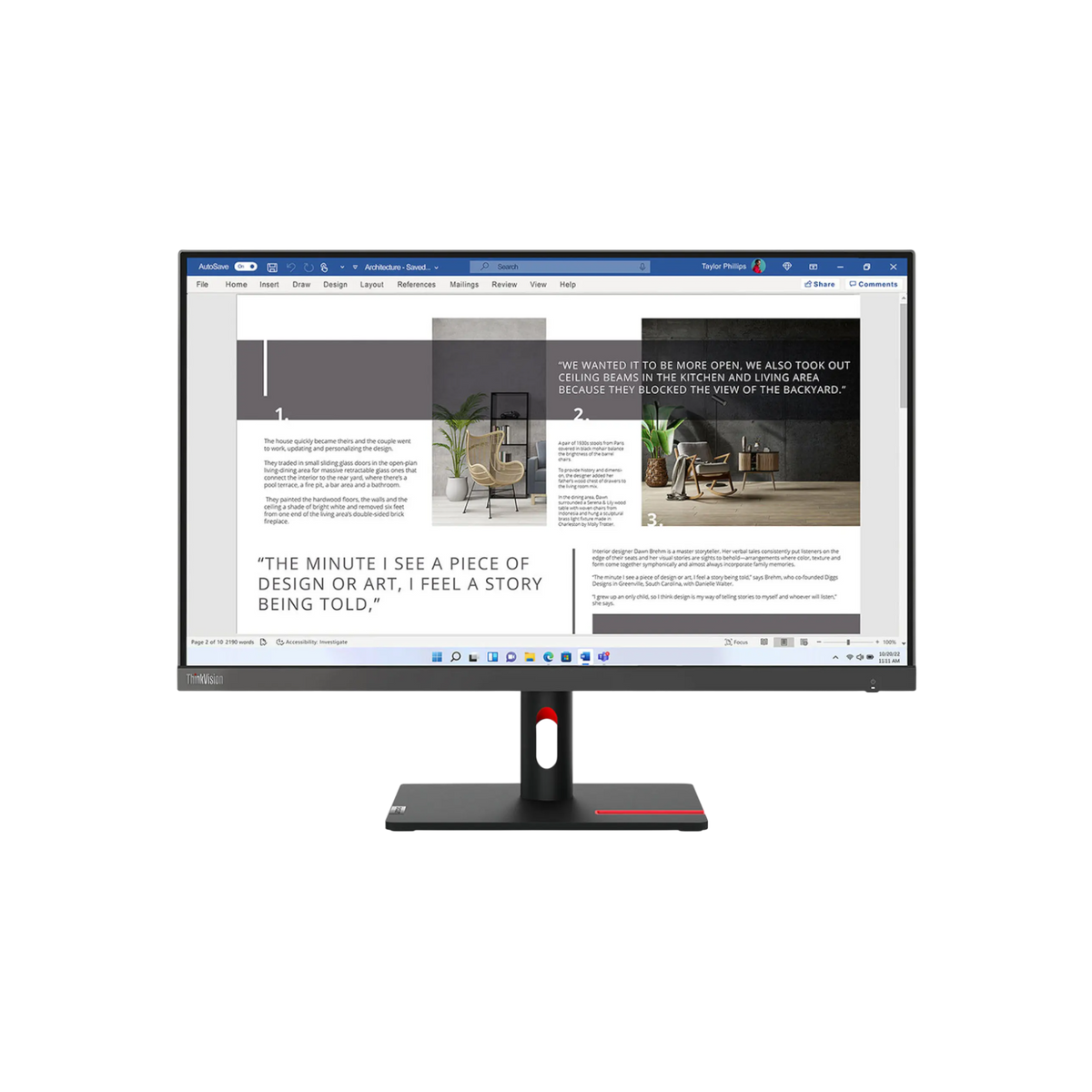 Monitor Lenovo S27i-30 27" Full HD.