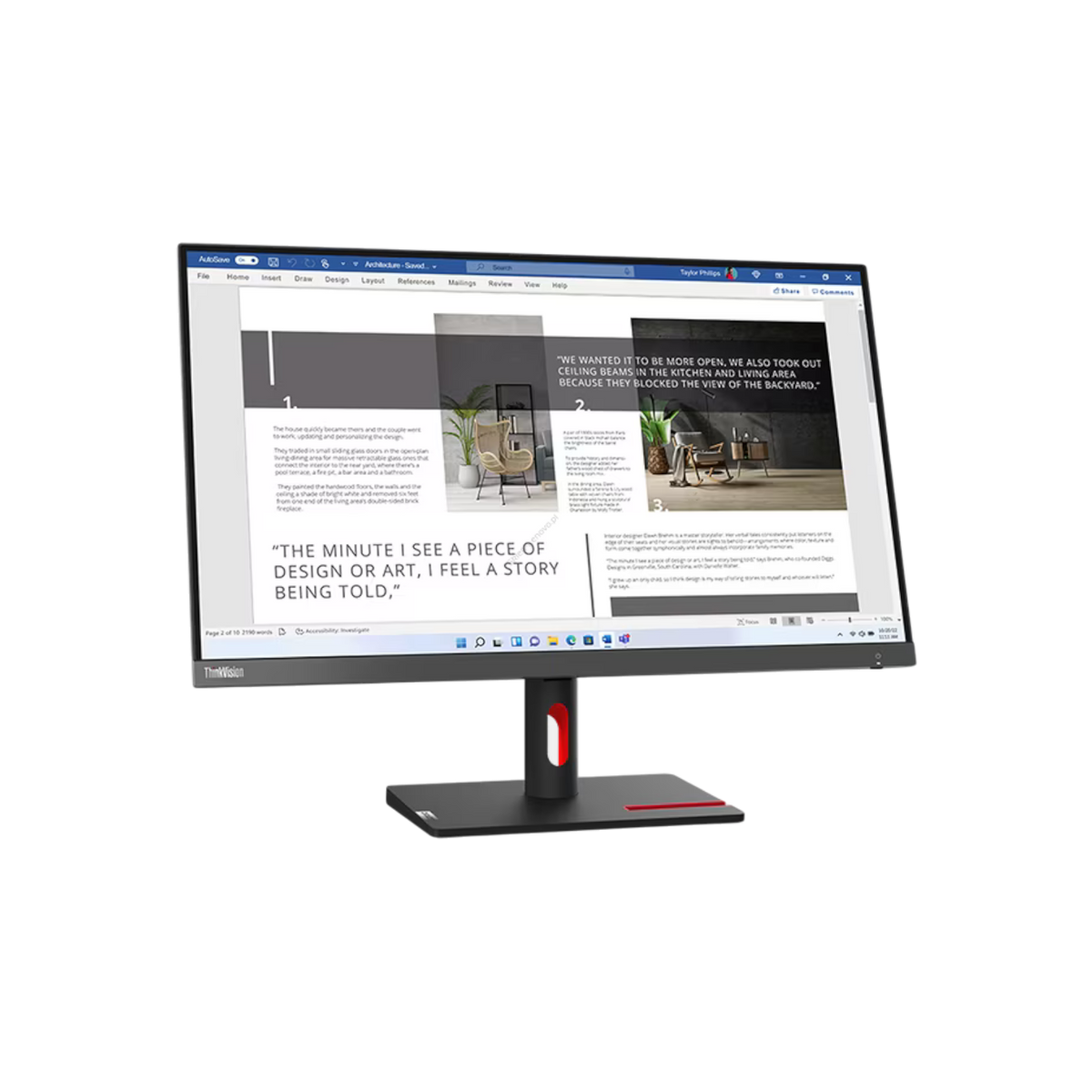 Monitor Lenovo S27i-30 27" Full HD.