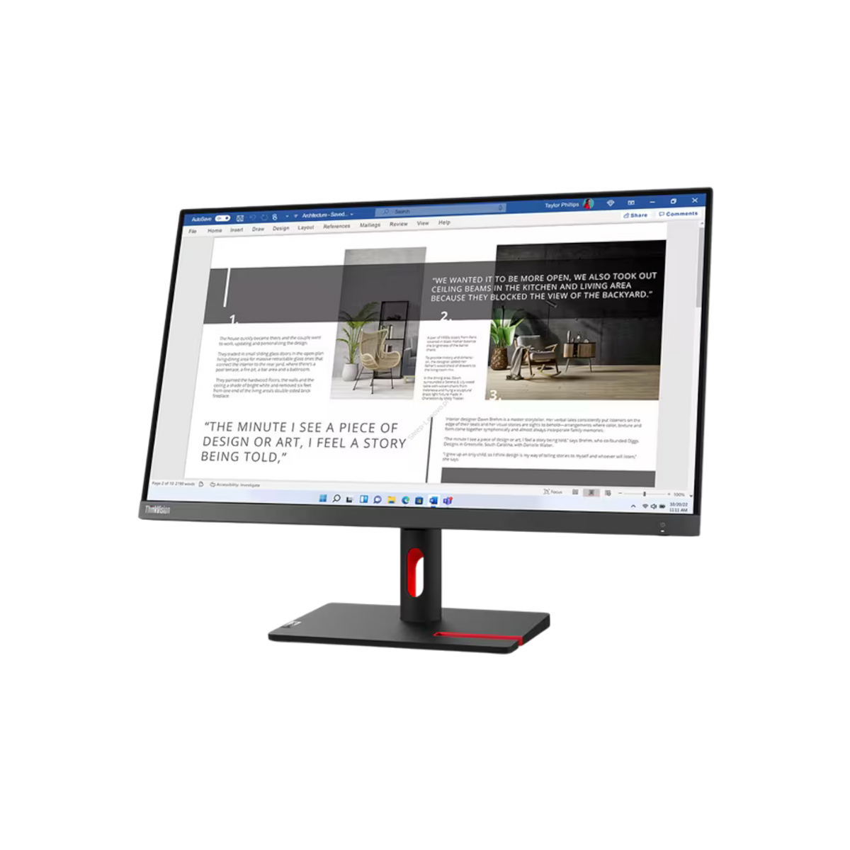 Monitor Lenovo S27i-30 27" Full HD.