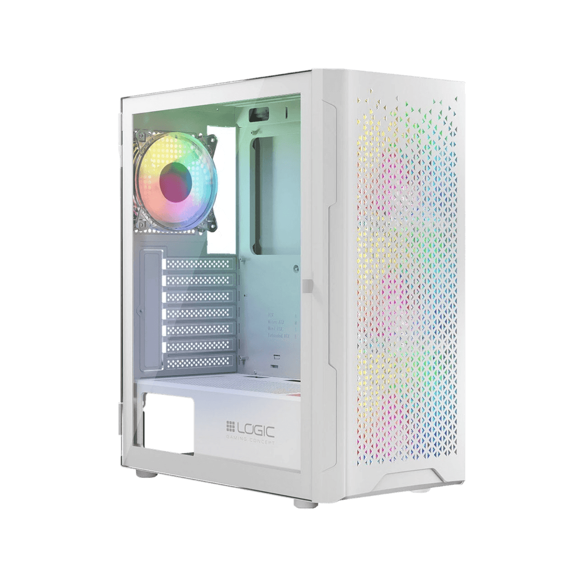 Obudowa Logic Concept Aramis ARGB Midi White.