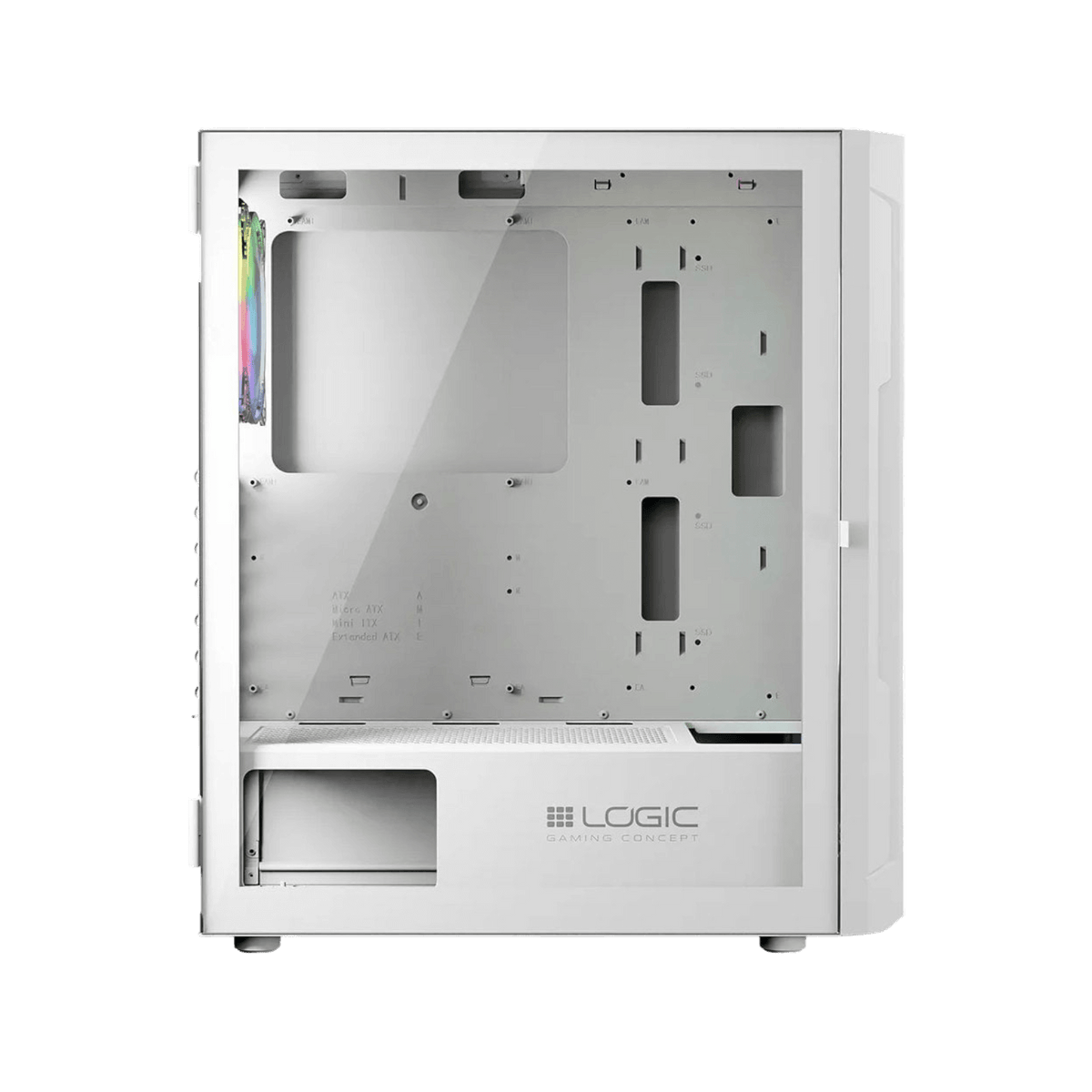 Obudowa Logic Concept Aramis ARGB Midi White.
