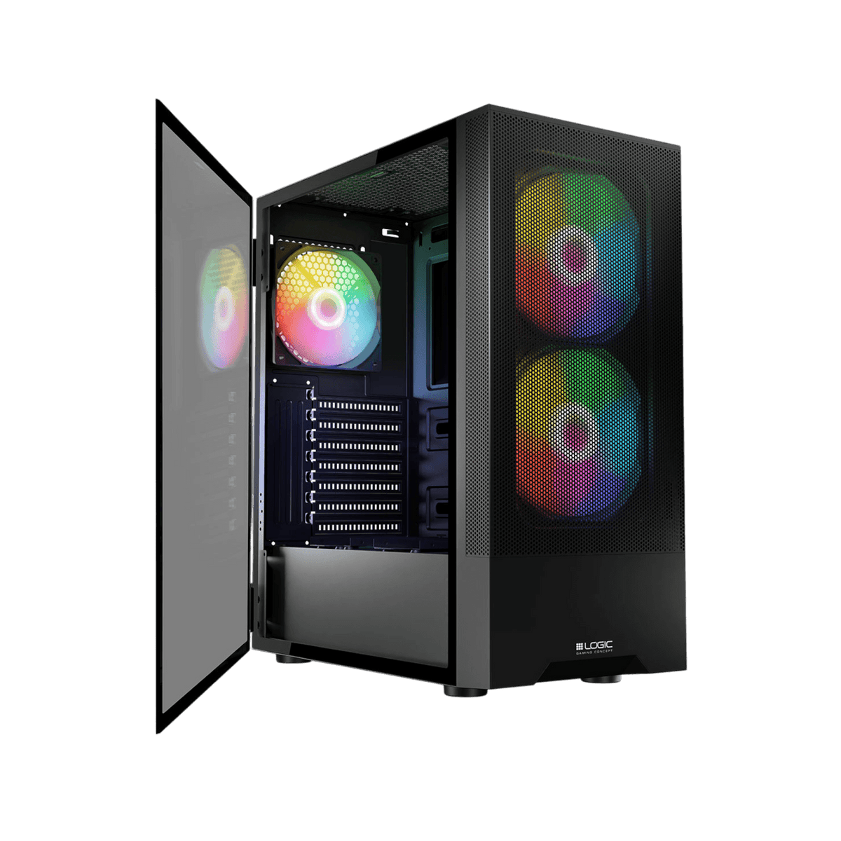 Obudowa Logic Concept Arya ARGB Midi Black.