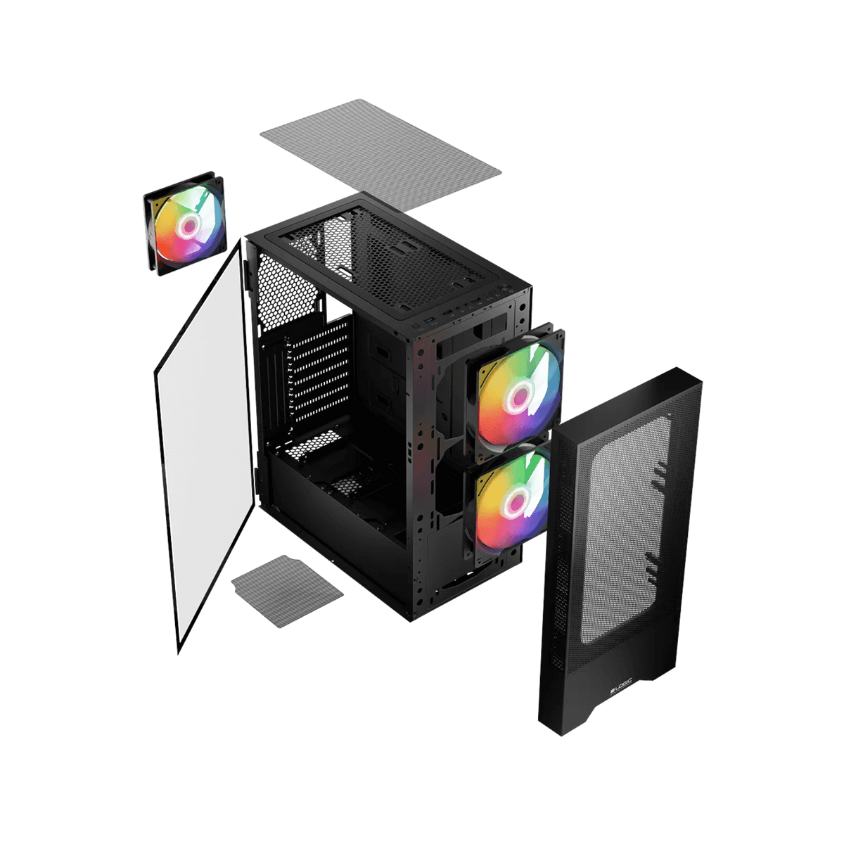 Obudowa Logic Concept Arya ARGB Midi Black.