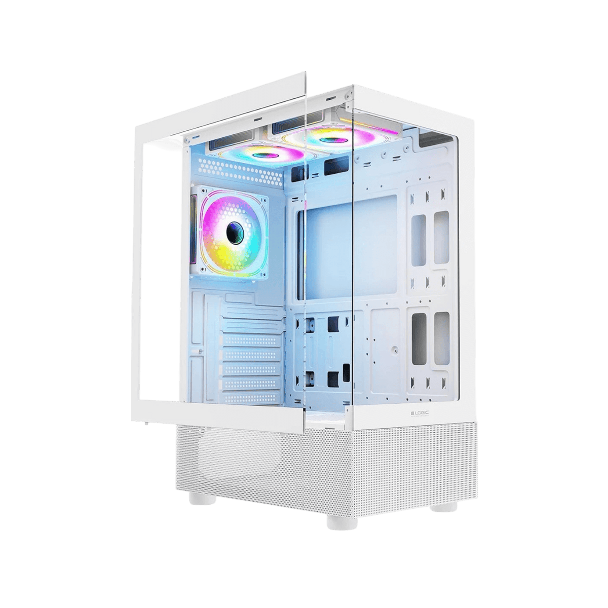 Obudowa Logic Concept Look ARGB Midi White.