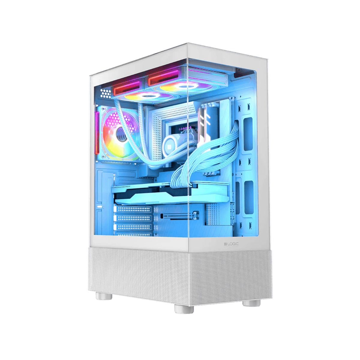 Obudowa Logic Concept Look ARGB Midi White.
