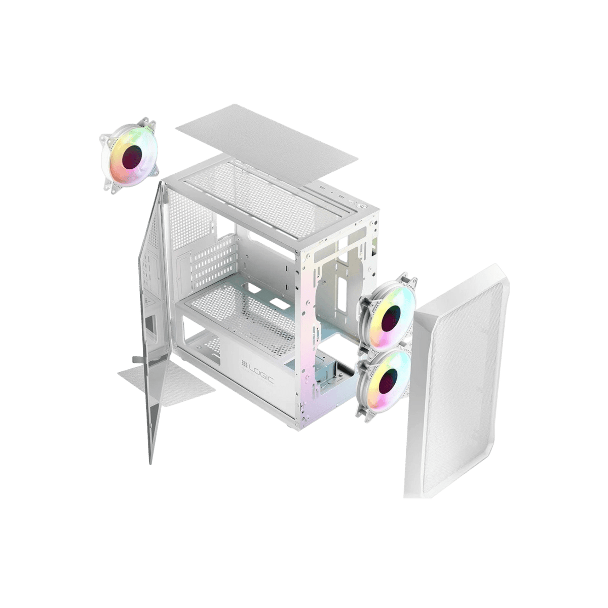 Obudowa Logic Concept Portos ARGB Mini White.