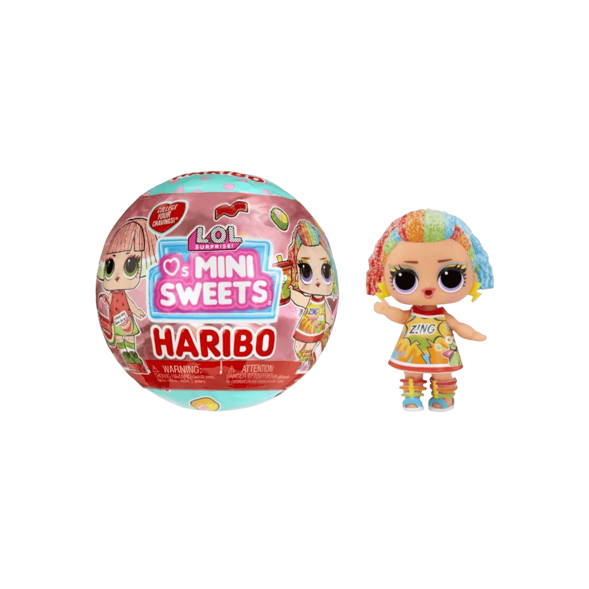 Lalka MGA L.O.L. Loves Mini Sweets X HARIBO display Zestaw 18 sztuk.