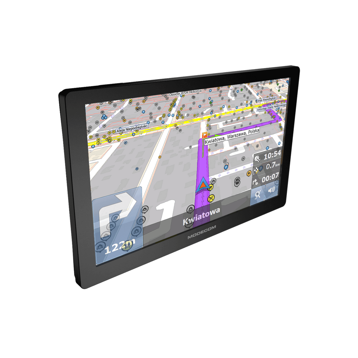 Nawigacja samochodowa MODECOM FreeWAY CX 9.0 + MapFactor mapy Europy.
