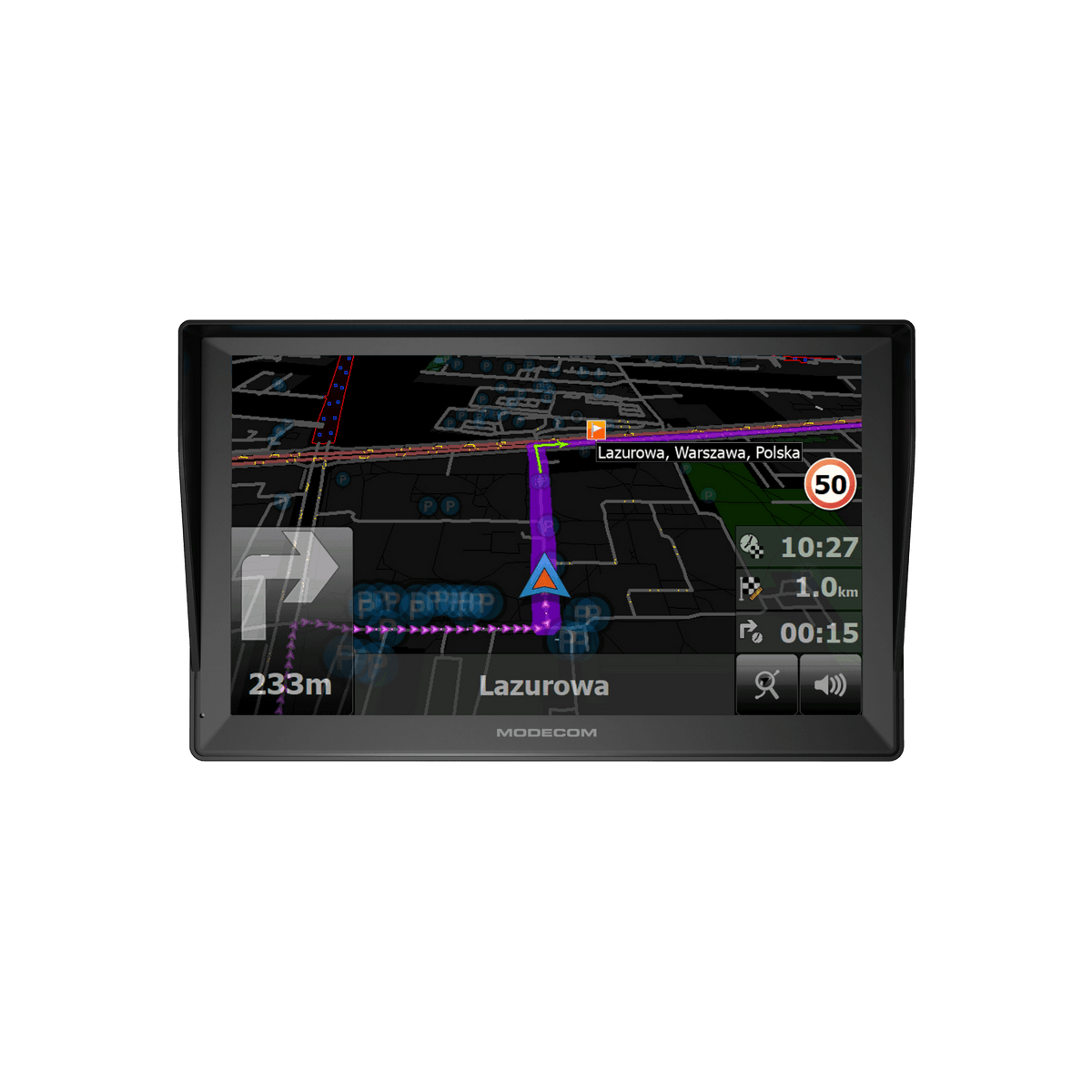 Nawigacja samochodowa MODECOM FreeWAY CX 9.3 PLUS + MapFactor mapy Europy.