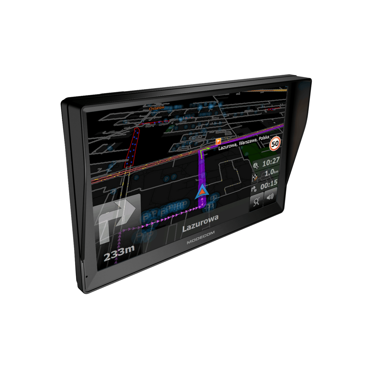 Nawigacja samochodowa MODECOM FreeWAY CX 9.3 PLUS + MapFactor mapy Europy.