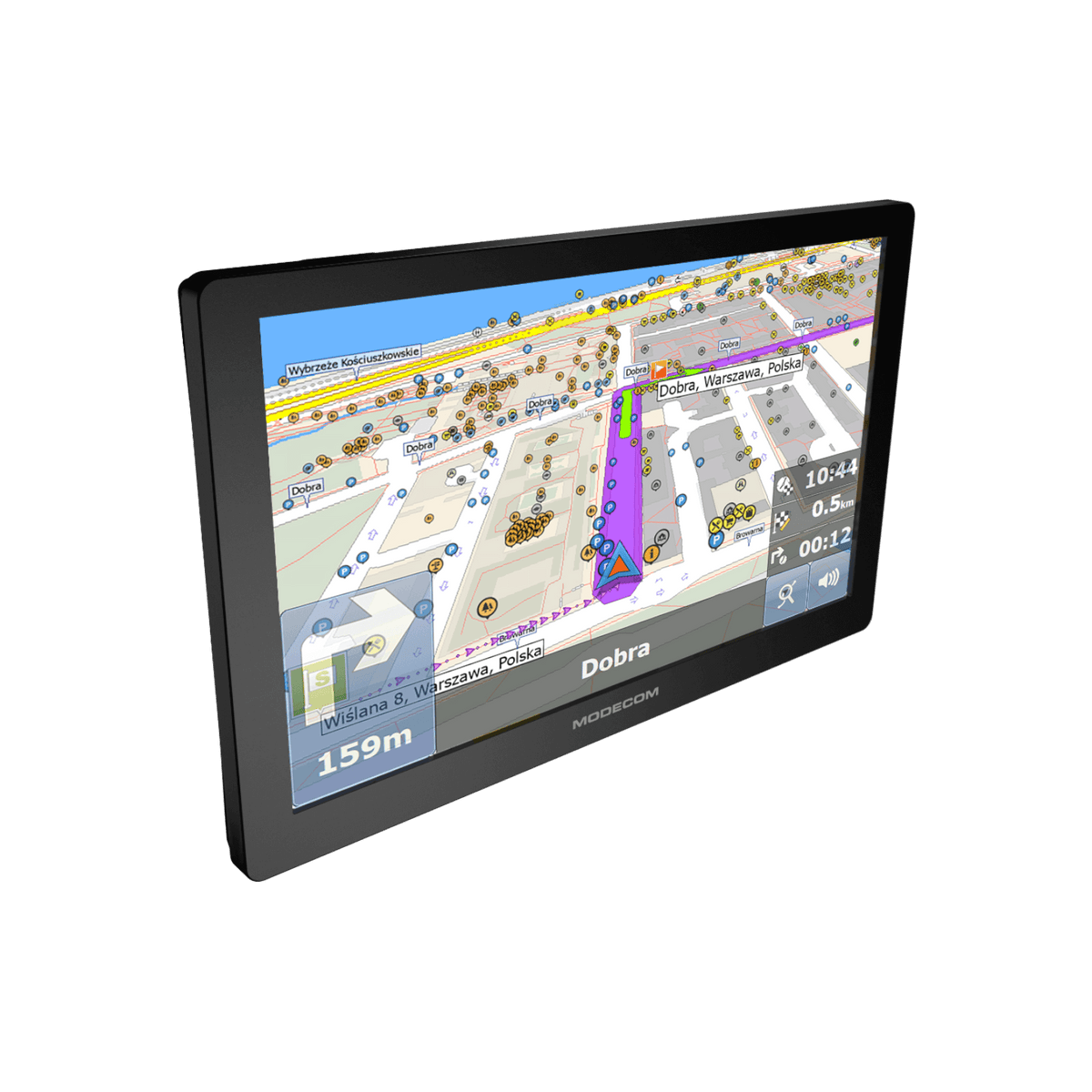 Nawigacja samochodowa MODECOM FreeWAY CX 9.4 + MapFactor mapy Europy.