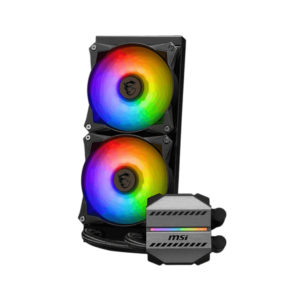 Chłodzenie wodne procesora CPU MSI MAG CORELIQUID M240.