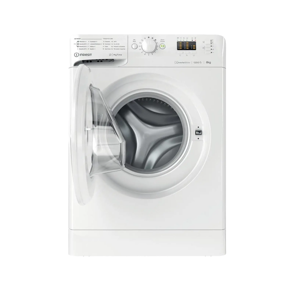 Pralka wolnostojąca Indesit MTWSC 61294 W PL Slim 6kg 1200rpm.
