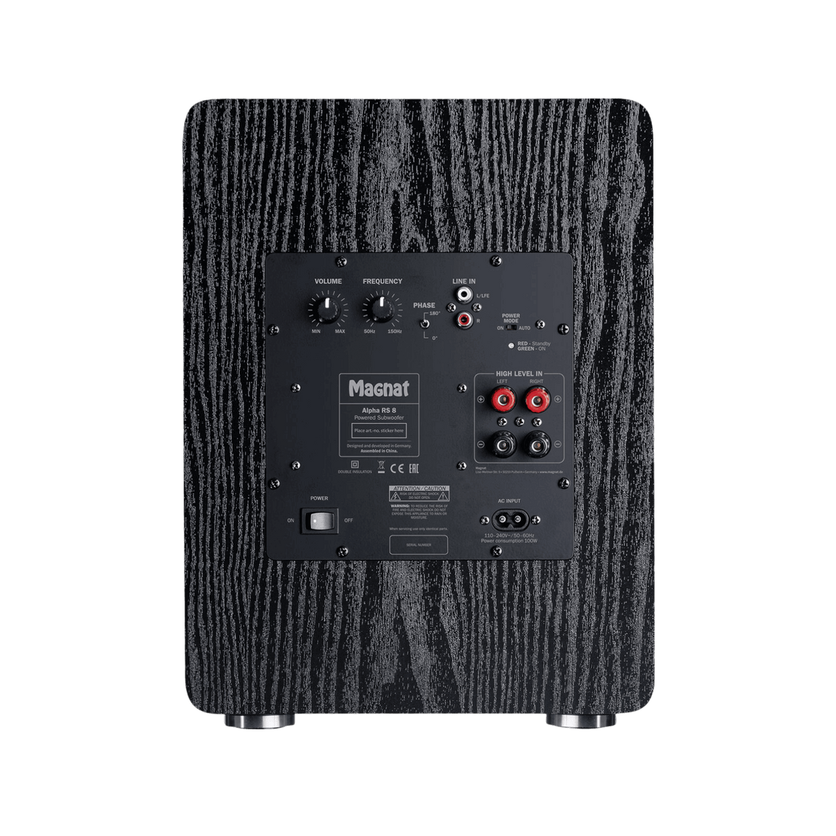 Subwoofer Magnat Alpha RS 8 Czarny.