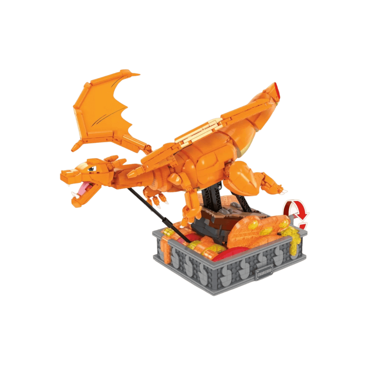 Klocki Mega Pokemon Mechaniczny Charizard Zestaw klocków konstrukcyjnych HMW05.