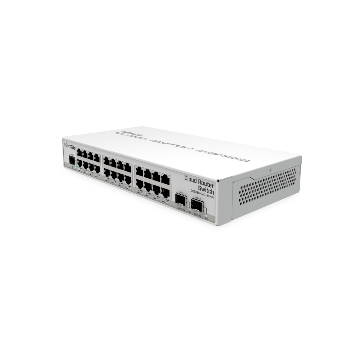 Switch zarządzalny Mikrotik CRS326-24G-2S+IN 24xGbE 2xSFP+ PoE.